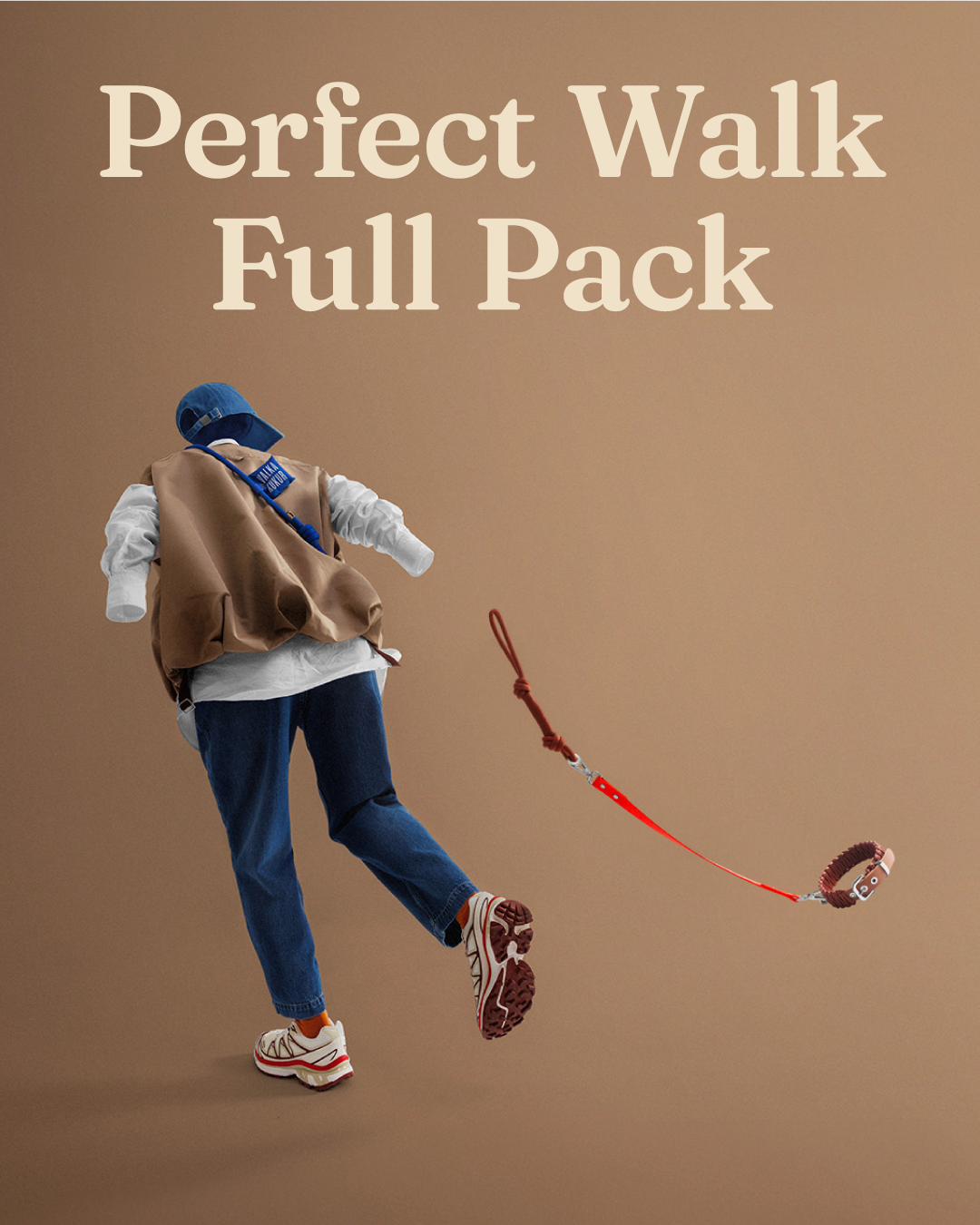 Perfect Walk Pack - set ogrlica i povodac